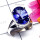 Blue Mystic O - SPR997-925 Sterling Silver Gorgeous Gemstone Ring