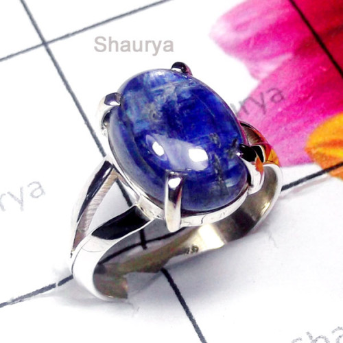 Kynite O - SPR998-Fabulous Gemstone Sterling Silver Ring