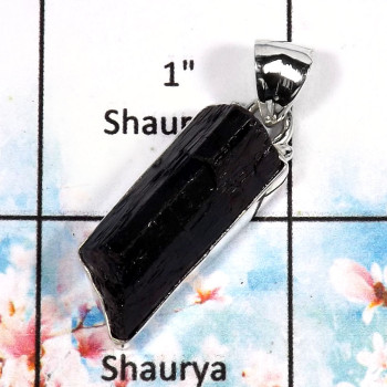 Tourmaline Rough-C SPS883-Factory Wholesale Tourmaline Rough Gemstone Pendant 925 Sterling Silver Tourmaline Rough-C SPS883-Factory Wholesale Tourmaline Rough Gemstone Pendant 925 Sterling Silver