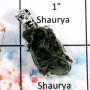 Chrome Diaopside Rough-B SPS885-Gorgeous Look Handmade Fashion Pendant 925 Sterling Silver