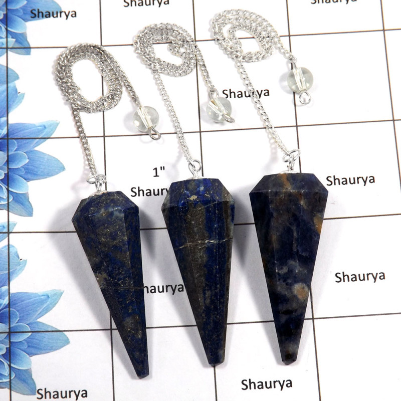 3 pcs Lapis - K SPU997 - Indian Factory Made Brass Silver Plated Natural Blue Lapis Gemstone 3 Pcs Pendulum Lots 3 pcs Lapis - K SPU997 - Indian Factory Made Brass Silver Plated Natural Blue Lapis Gemstone 3 Pcs Pendulum Lots