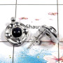 Blue Sunstone Cab D - SSE836 - Sparkling Natural Blue Sunstone Gemstone 925 Sterling Silver For Girl's Stud Earrings