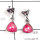 Rodochrosite G - SSE998-Exclusive Gemstone Fancy Stud Earring
