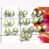 10 Pcs. Lemon Prace F - SVP995-Sterling Silver Precious Gemstone Stud Earring