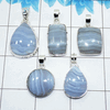 100 Grams Blue Lace Agate Pendants A - WBP100BLA - Assorted 925 Silver Pendants 100 Grams Blue Lace Agate Pendants A - WBP100BLA - Assorted 925 Silver Pendants
