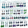 100 Pairs Light weight Bejel Dangle Earrings in Cab Stones in Serling Silver 925: SIWLBJE001 100 Pairs Light weight Bejel Dangle Earrings in Cab Stones in Serling Silver 925: SIWLBJE001
