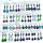 100 Pairs Light weight Bejel Dangle Earrings in Cab Stones in Serling Silver 925: SIWLBJE001