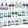 100 Pairs Light weight Bejel Dangle Earrings in Cab Stones in Serling Silver 925: SIWLBJE001