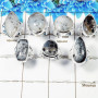 7 Pcs Dendrite Agate Cab Ring - WSLR878-AOCT25 Solid 925 Sterling Silver Cab Dendrite Agate Handmade Wholesale Ring Lot   Ring S