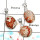 Rosetta - I WSP995 - 925 Sterling Silver Bezel Set 3Pcs Combo Value Pack Pendant Lot