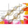 Rainbow Cab B - SGE989-925 Sterling silver gold plated Earrings