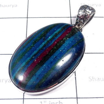 Rainbow Calisilica A - RCP999-Rainbow calisilica gemstone silver Pendants Rainbow Calisilica A - RCP999-Rainbow calisilica gemstone silver Pendants
