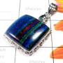 Rainbow Calisilica B - RCP998-Beautiful gemstone with 925 sterling silver Pendants