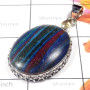 Rainbow Calisilica C - RCP998-Beautiful gemstone with 925 sterling silver Pendants