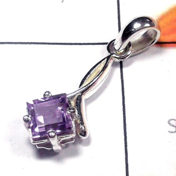 Amethyst Cut A - CSP994-Sterling Silver Semiprecious Gemstone Casting Pendant Amethyst Cut A - CSP994-Sterling Silver Semiprecious Gemstone Casting Pendant
