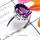 Amethyst cut E - SCR969-Sterling Silver Semiprecious Gemstone Exclusive Casting R