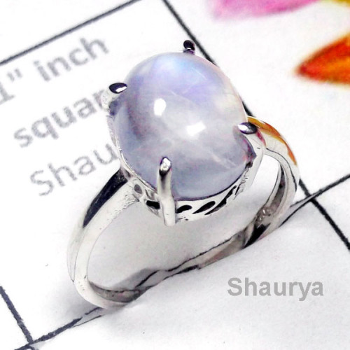 Rainbow F - SCR969-Sterling Silver Semiprecious Gemstone Exclusive Casting R