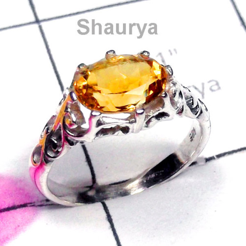 Citrine cut E - SCR968-925 Manufacturer Semiprecious Gemstone Stunning Casting R