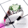 Green Amethyst G - SCR968-925 Manufacturer Semiprecious Gemstone Stunning Casting R