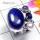 Lapis F - CLR989-Sterling Silver Direct Factory Handmade Cluster Ring