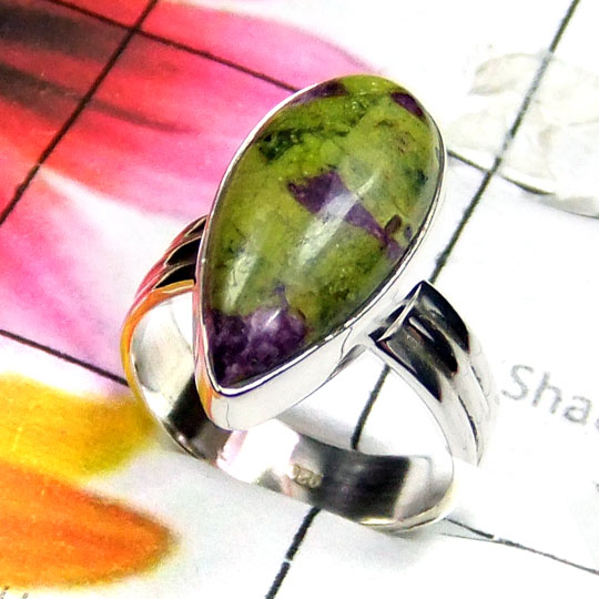 Mohave Stichtite A - MSD994-Mohave Stichtite gems silver Rings Mohave Stichtite A - MSD994-Mohave Stichtite gems silver Rings