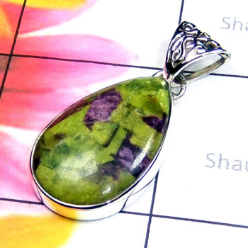 Mohave Stichtite O - MSD998-925 Sterling silver gems Pendant