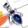 Tanzanite D - SD878-925 Manufacturer Semiprecious Gemstone Pendant