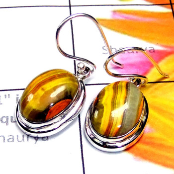 Eclipse B - ELD997-Beautiful Eclipse gems with 925 silver Earring
