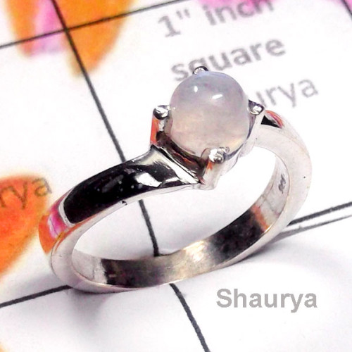Rainbow A - SCR966-Rainbow Moonstone 925 Manufacturer Casting Ring