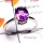 Amethyst B - SCR960-Cut Amethyst Gemstone Sterling Silver Casting Ring