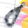 Kavity slice D - KSD996-Kavity Slice gemstone silver Pendant