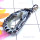 Kavity slice O - KSD996-Kavity Slice gemstone silver Pendant