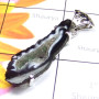 Kavity slice D - KSD998-Kavity slice gems silver Pendant