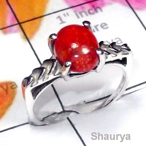 Sponz Coral B - SCR952-Exclusive Silver Direct Factory Manufacturer Casting Ring