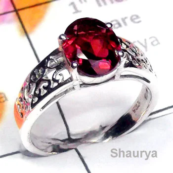 Garnet A - SCR951-925 Sterling Silver Semiprecious Gemstone Casting Ring Garnet A - SCR951-925 Sterling Silver Semiprecious Gemstone Casting Ring