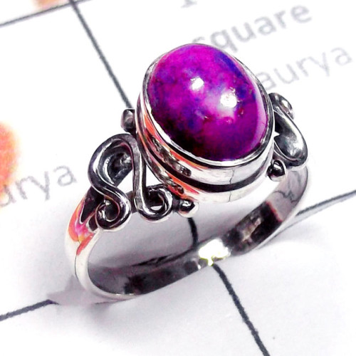 Purple Turquoise B - SDR971-Exclusive Silver Direct Factory Manufacturer Designer Rin