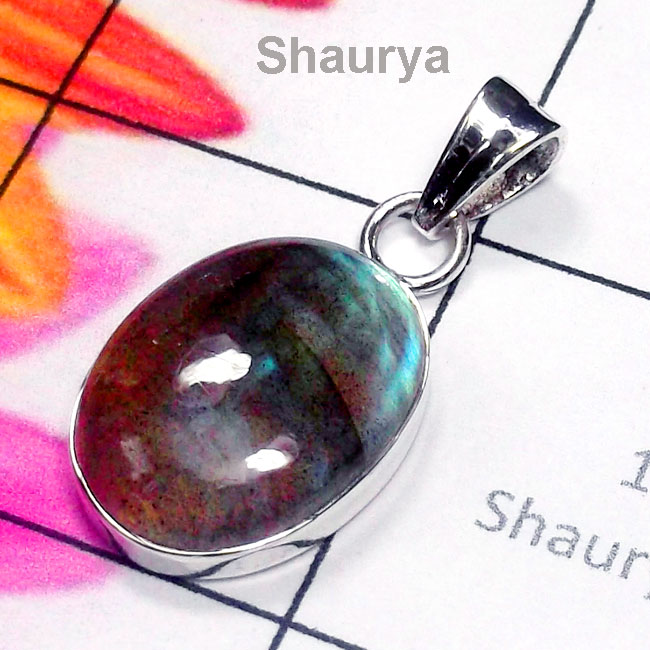 Labradorite Cab C - ISP937-925 Manufacturer Semiprecious Gemstone Pendant Labradorite Cab C - ISP937-925 Manufacturer Semiprecious Gemstone Pendant