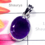 Amethyst H - ISP937-925 Manufacturer Semiprecious Gemstone Pendant