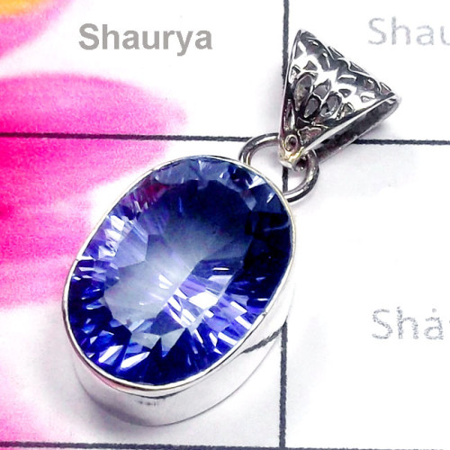 Blue Mystic I - ISP937-925 Manufacturer Semiprecious Gemstone Pendant