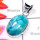 Larimar O - ISP937-925 Manufacturer Semiprecious Gemstone Pendant
