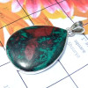 Sanora colla A - SCD998-Semiprecious gemstone sanora colla with silver Pendant