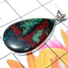 Sanora colla B - SCD998-Semiprecious gemstone sanora colla with silver Pendant