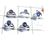 Turquoise Cab A - SVP968-5 Pcs Semiprecious Gemstone Handmade Silver Ring