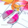 Pink Lace Agate A - SPE990-Pink Lace Agate Plain Silver Sterling Silver Earring