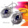 Iolite C - CES993-Sterlings Silver Semiprecious Gemstone Casting Earring