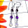 Multi Cab Gemstone O - SBP972-Multi Cab Gemstone Sterling Silver Bejal Earring