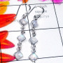 Rainbow A - SBP969-Beautiful Gemstone 925 Manufacturer Silver Bejal Earring