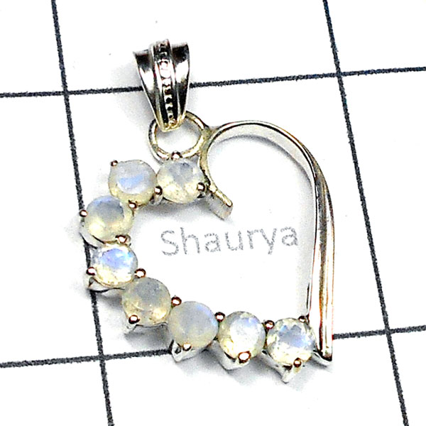 Rainbow F - CSP990-Beautiful Casting dedign Heart Pendant Rainbow F - CSP990-Beautiful Casting dedign Heart Pendant