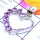 Amethyst O - CSP990-Beautiful Casting dedign Heart Pendant