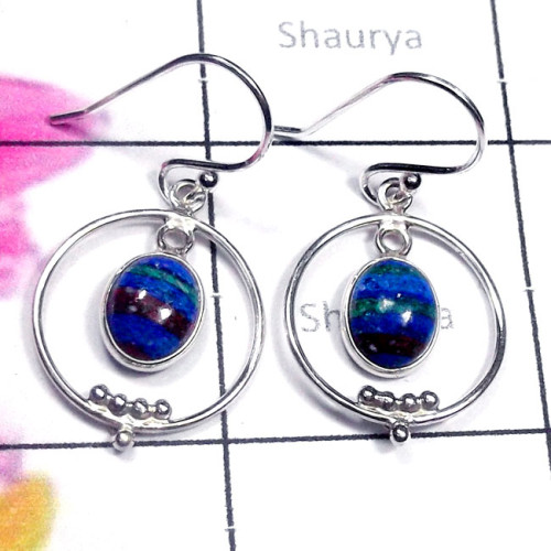Rainbow Calsilica B - BZE990-Dynamical silver gems jewelry Manufacturer & Exporter Ind